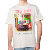 Los Angeles Angels Margaritaville License to Chill T-Shirt - Cream