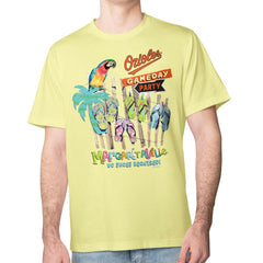 Baltimore Orioles Margaritaville Gameday Party T-Shirt - Yellow