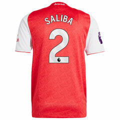 William Saliba Arsenal 2025/26 Home Player Jersey - Red | Adidas for sale