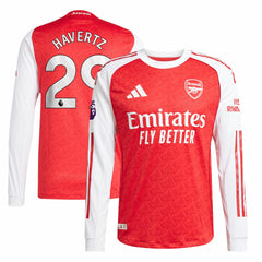 Kai Havertz Arsenal 2025/26 Home Long Sleeve Player Jersey - Red | Adidas online