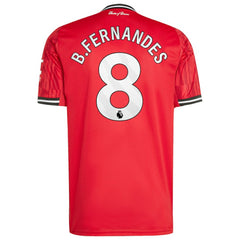 Bruno Fernandes Manchester United Home 2025/26 Replica Player Jersey - Red | Adidas on sale