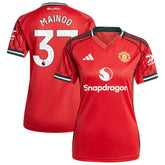 Kobbie Mainoo Manchester United Women's Home 2025/26 Replica Player Jersey - Red | Adidas outlet
