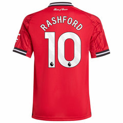 Marcus Rashford Manchester United Youth Home 2025/26 Replica Player Jersey - Red | Adidas on sale
