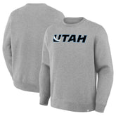 Utah Mammoth Fanatics Combo Legacy Fleece Sweatshirt Heather Gray