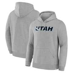 Utah Mammoth Fanatics Home Fleece Hoodie Heather Gray