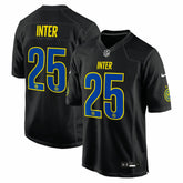Inter Milan 2025 Soccer x NFL Game Jersey - Black | Nike discount