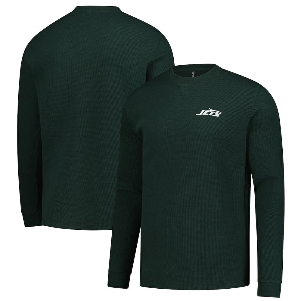 New York Jets Dunbrooke Cavalier Waffle Long Sleeve T-Shirt - Green for sale