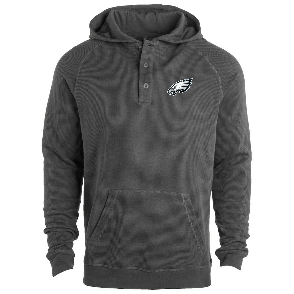 Philadelphia Eagles Dunbrooke Montana Raglan Thermal Hoodie - Gray outlet