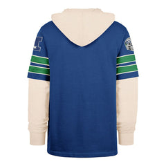 Seattle Seahawks '47 Big & Tall Split Zone Cornerback Hoodie - Royal outlet