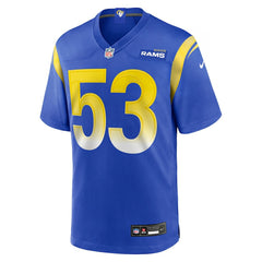 Nate Landman Los Angeles Rams Team Game Jersey - Royal | Nike on sale