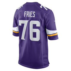 Will Fries Minnesota Vikings Team Game Jersey - Purple | Nike for sale