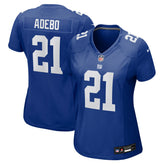 Paulson Adebo New York Giants Women's Team Game Jersey - Royal | Nike discount