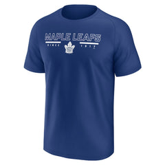 Toronto Maple Leafs Fanatics Established Raglan T-Shirt Blue