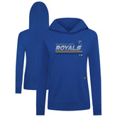Kansas City Royals Levelwear Women's Relay Breaker Pullover Hoodie - Royal