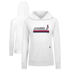 Los Angeles Angels Levelwear Women's Relay Breaker Pullover Hoodie - White