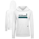 Seattle Mariners Levelwear Women's Relay Breaker Pullover Hoodie - White