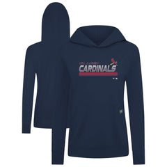St. Louis Cardinals Levelwear Women's Relay Breaker Pullover Hoodie - Navy