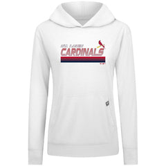 St. Louis Cardinals Levelwear Women's Relay Breaker Pullover Hoodie - White