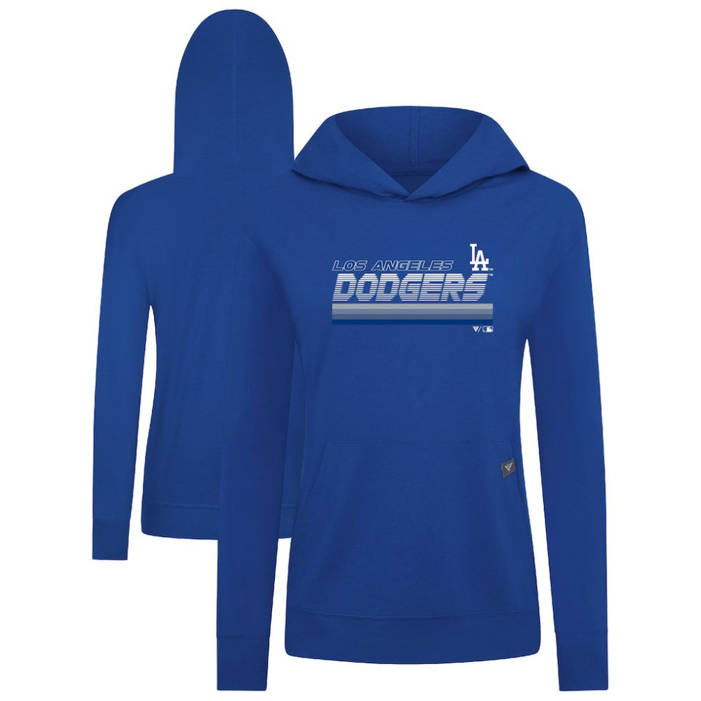 Los Angeles Dodgers Levelwear Women's Relay Breaker Pullover Hoodie - Royal