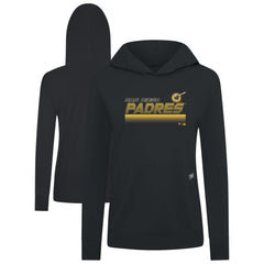 San Diego Padres Levelwear Women's Relay Breaker Pullover Hoodie - Black