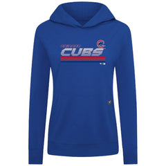 Chicago Cubs Levelwear Women's Relay Breaker Pullover Hoodie - Royal