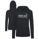 Chicago White Sox Levelwear Women's Relay Breaker Pullover Hoodie - Black