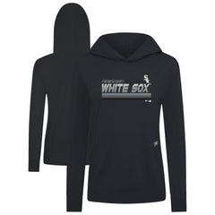 Chicago White Sox Levelwear Women's Relay Breaker Pullover Hoodie - Black