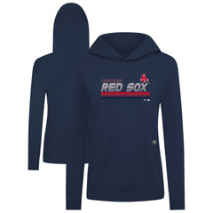 Boston Red Sox Levelwear Women's Relay Breaker Pullover Hoodie - Navy