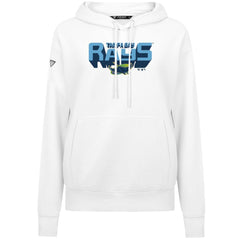 Tampa Bay Rays Levelwear Women's Adorn Retro 3D Pullover Hoodie - White