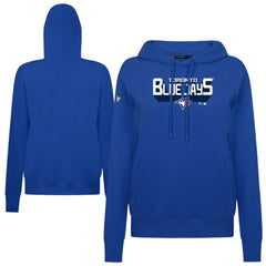 Toronto Blue Jays Levelwear Women's Adorn Retro 3D Pullover Hoodie - Royal