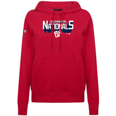 Washington Nationals Levelwear Women's Adorn Retro 3D Pullover Hoodie - Red