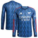 Arsenal 2025/26 Away Long Sleeve Jersey with Patch - Blue | Adidas for sale