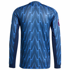 Arsenal 2025/26 Away Long Sleeve Jersey with Patch - Blue | Adidas for sale