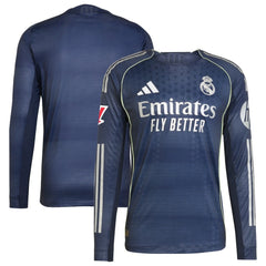 Real Madrid 2025/26 Away Long Sleeve Jersey - Blue | Adidas discount