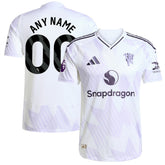 Manchester United 2025/26 Away Custom Jersey - White | Adidas on sale