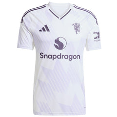 Manchester United 2025/26 Away Replica Custom Jersey - White | Adidas shop