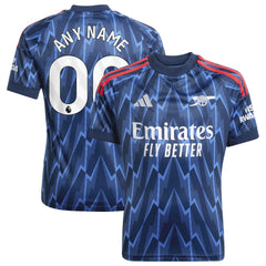 Arsenal Youth 2025/26 Away Replica Custom Jersey - Blue | Adidas discount