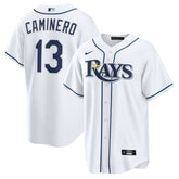 Junior Caminero Tampa Bay Rays Youth Home Replica Jersey - White | Nike