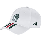 Mexico National Team Unisex FIFA x World Cup 2026 3 Stripes Baseball Adjustable Hat - White | Adidas discount