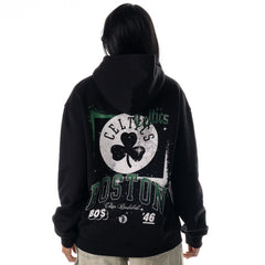 Boston Celtics The Wild Collective Unisex Splatter Premium Hoodie - Black sale