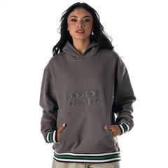 Boston Celtics The Wild Collective Unisex Custom Rib Tonal Premium Hoodie - Charcoal cheap