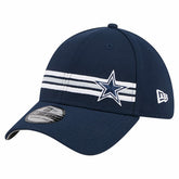 Dallas Cowboys New Era Stripes 39THIRTY Flex Hat - Navy on sale