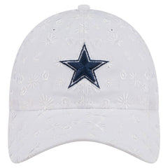 Dallas Cowboys New Era Women's Floral 9TWENTY Adjustable Hat - White cheap