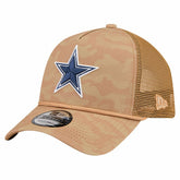 Dallas Cowboys New Era Wheat Camo 9FORTY Trucker Adjustable Hat - Tan online