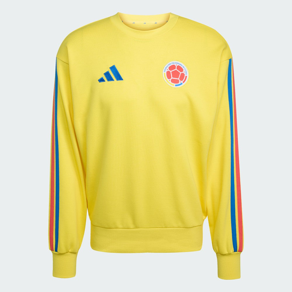 Colombia National Team FIFA x World Cup Alphaskin Crewneck Sweatshirt - Yellow | Adidas for sale