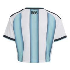 Argentina National Team Women's FIFA x World Cup 2022 Winners Home Cropped Replica Jersey - White | Adidas on sale