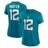 Travis Hunter Jacksonville Jaguars Women's Name & Number T-Shirt - Teal | Nike cheap