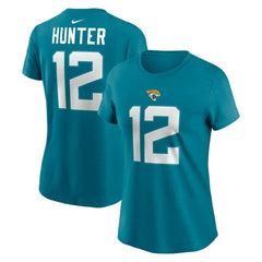 Travis Hunter Jacksonville Jaguars Women's Name & Number T-Shirt - Teal | Nike cheap
