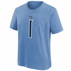 Cam Ward Tennessee Titans Youth 2025 NFL Draft First Round Pick Name & Number T-Shirt - Navy | Nike outlet