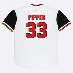 Scottie Pippen Chicago Bulls Player Mesh V-Neck Shirt sale - White | Mitchell & Ness online